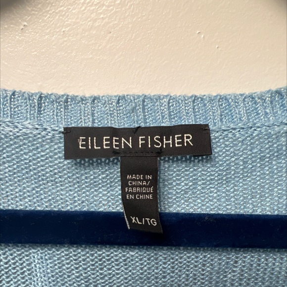 Eileen Fisher linen sweater xl - Picture 2 of 4